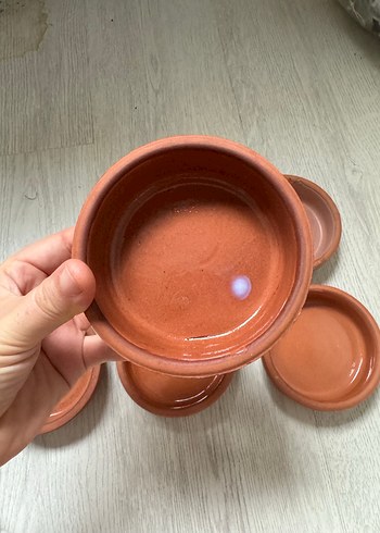 Bej Seramik 6'lı Küçük Saklama Kabı - Görsel 3