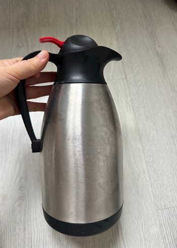 Gri Çelik Termoslu Demlik - Görsel 3