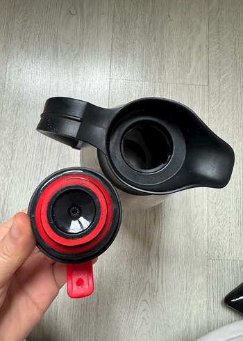 Gri Çelik Termoslu Demlik - Görsel 5