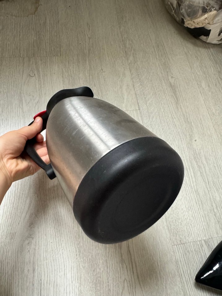 Gri Çelik Termoslu Demlik - Görsel 4