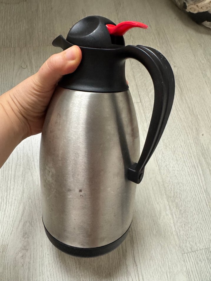 Gri Çelik Termoslu Demlik - Görsel 2
