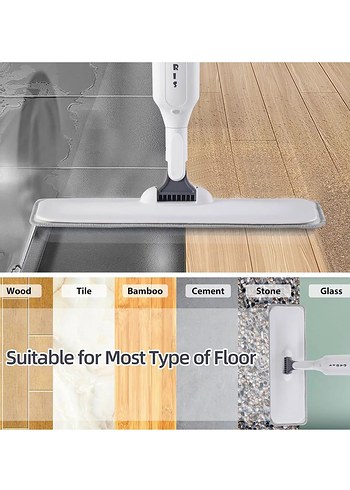 Beden Renk Mikrofiber Mop Deterjan Hazneli Spreyli