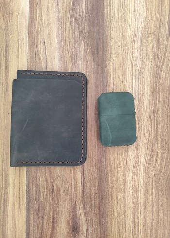 Deri Erkek Cüzdan+zippo - Görsel 2