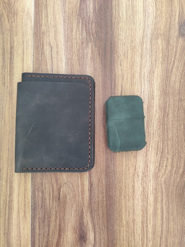 Deri Erkek Cüzdan+zippo - Görsel 2