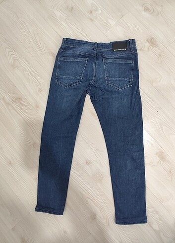 44 Beden Mavi erkek denim pro pantolon