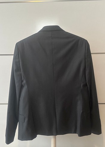 Erkek Siyah Düğmeli Klasik Ofis Takımı - Görsel 4