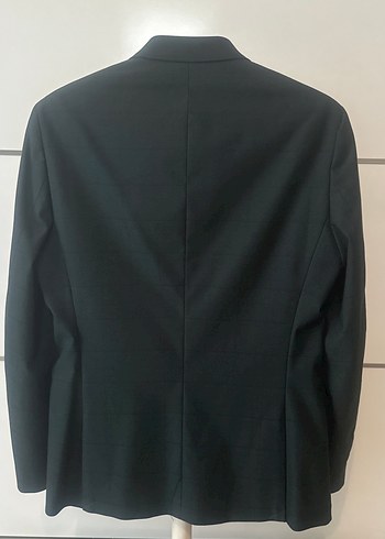 Klasik Siyah Düğmeli Erkek Takım Elbise Ceketi(Mango 48) - Görsel 6