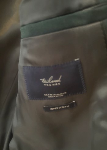 Klasik Siyah Düğmeli Erkek Takım Elbise Ceketi(Mango 48) - Görsel 4