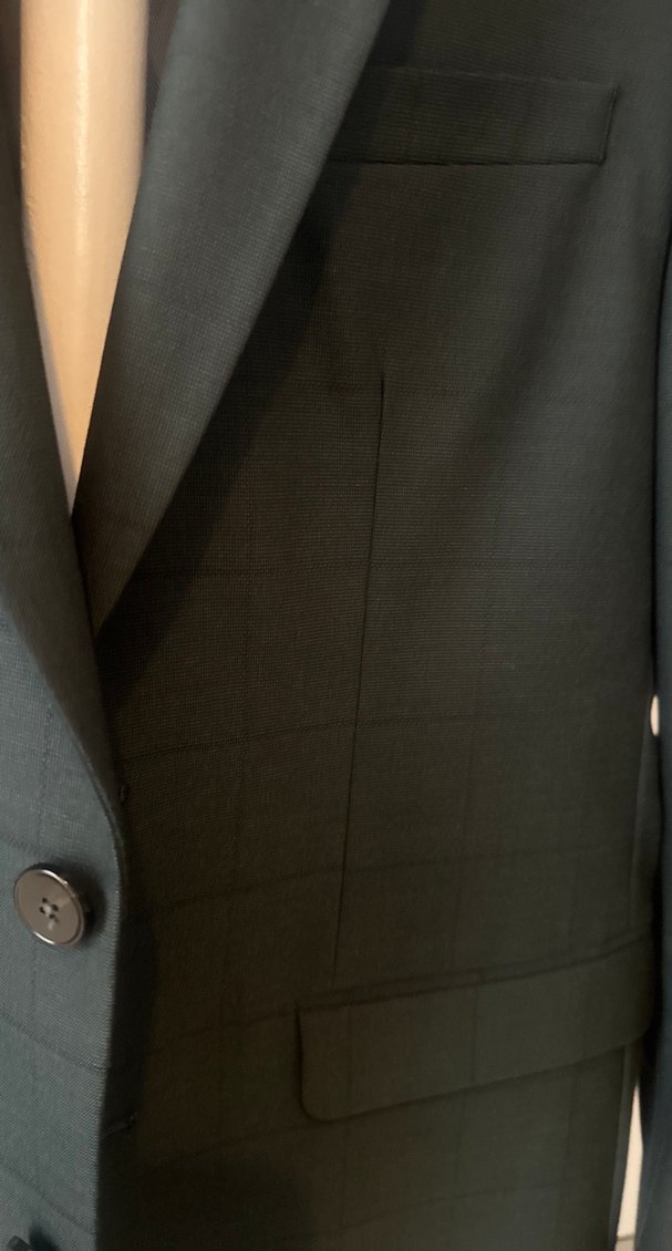 Klasik Siyah Düğmeli Erkek Takım Elbise Ceketi(Mango 48) - Görsel 3