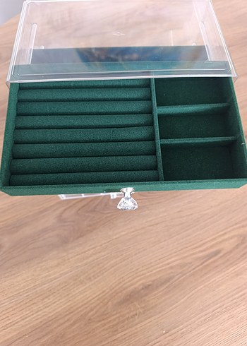 Beden Renk Koyu Yeşil Makyaj Organizeri