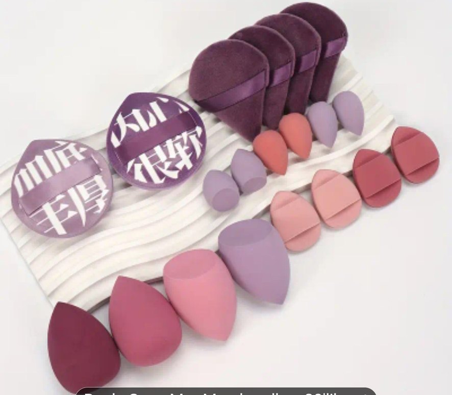 Pembe Pastel Makyaj Süngeri 15 adet - Görsel 3