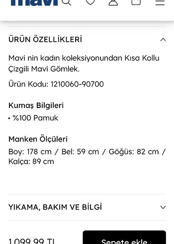 Mavi Jeans Kadın Mavi Kısa Kollu Gömlek