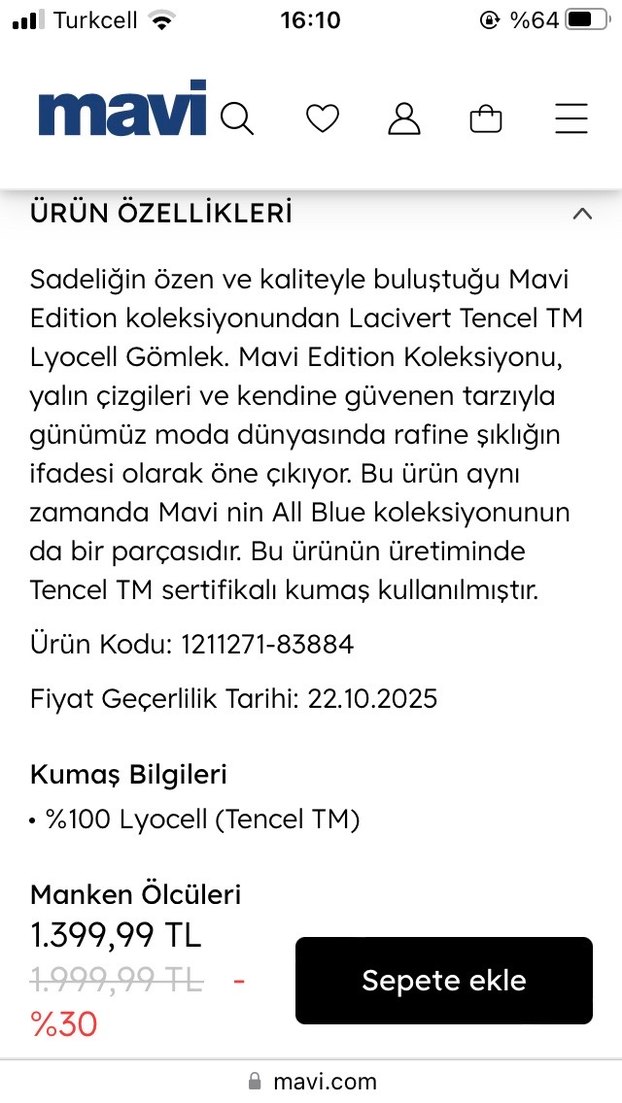 Lacivert Kadın Gömlek, Salaş Kesim, Uzun Kollu - Görsel 4