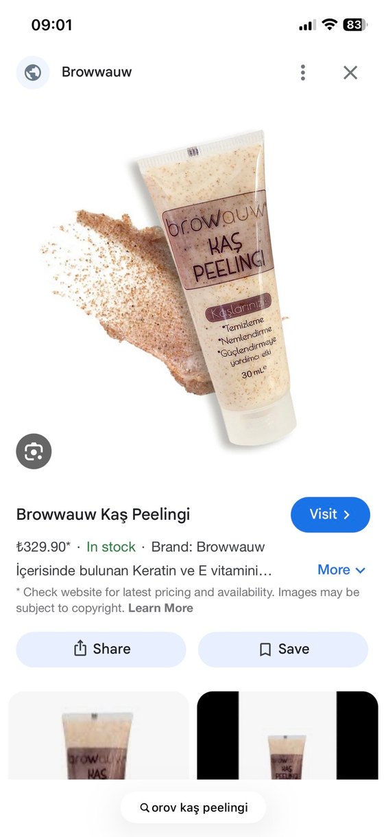Browauw Kaş Peelingi 30 ml - Görsel 2