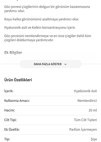 L'Oreal Paris Revitalift Filler Aydınlatıcı Göz Serumu 20ml - Görsel 2