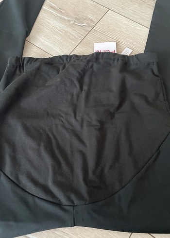 Siyah Hamile Spor Taytı - Normal Boy - Görsel 3