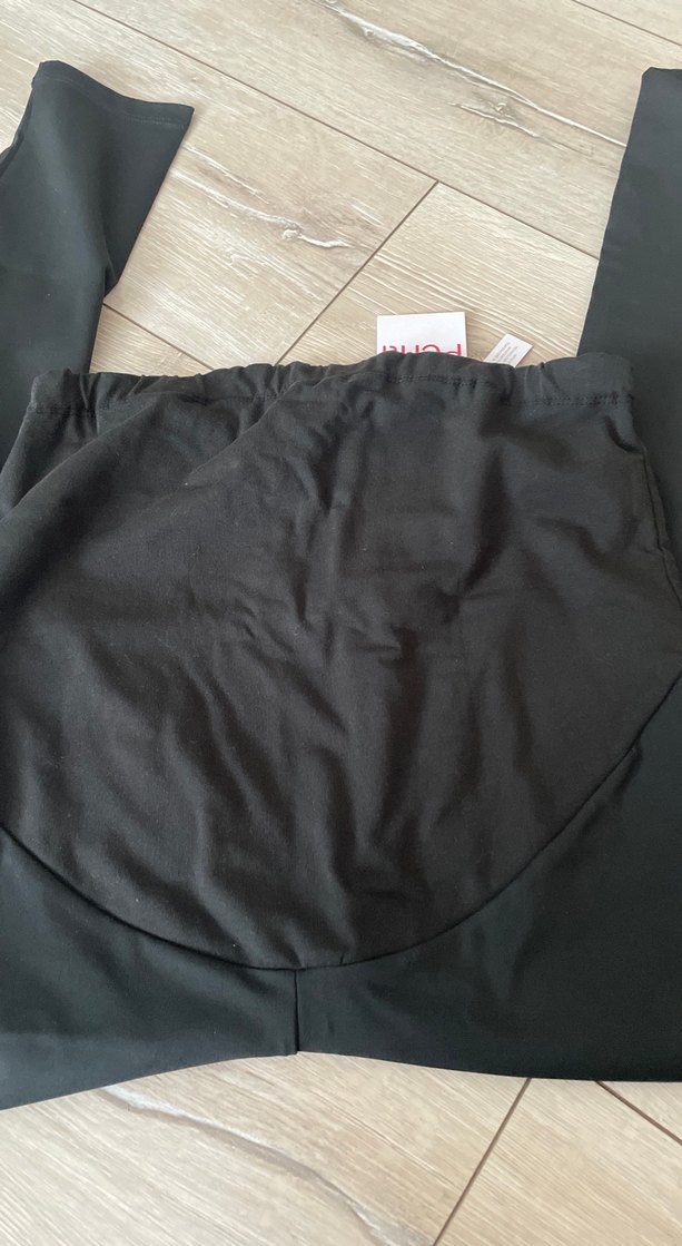 Siyah Hamile Spor Taytı - Normal Boy - Görsel 3