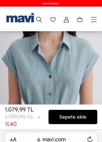 l Beden mavi Renk Mavi Kemerli Kısa Kollu Midi Kot Elbise