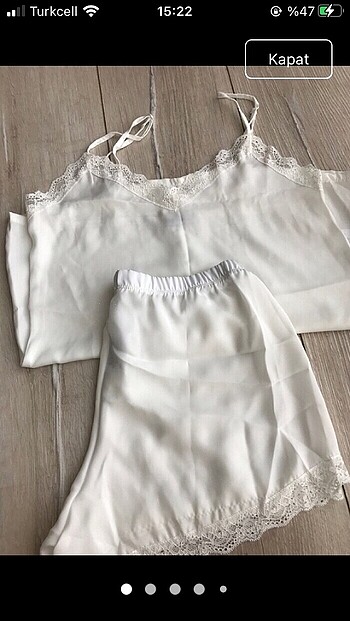Şortlu pijama takımı