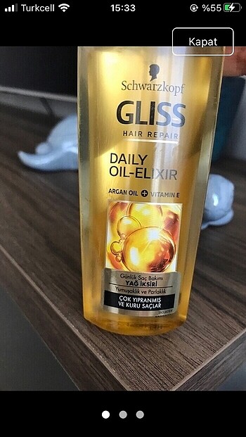Gliss Saç bakım yağı
