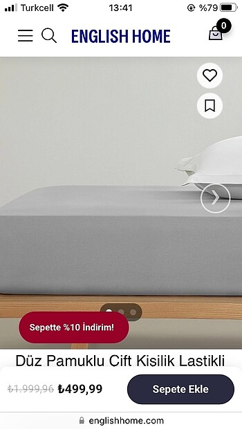 Beden English home lastikli çarşaf