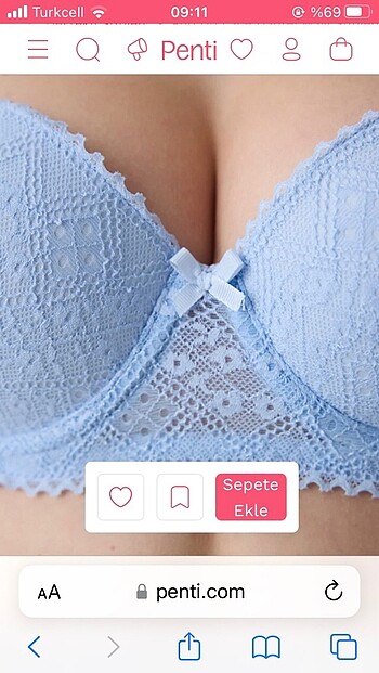 s Beden Penti pop up lace dantelli sütyen