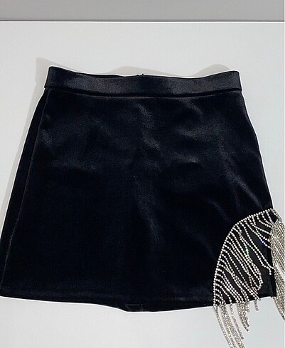 Bershka kadife etek xs
