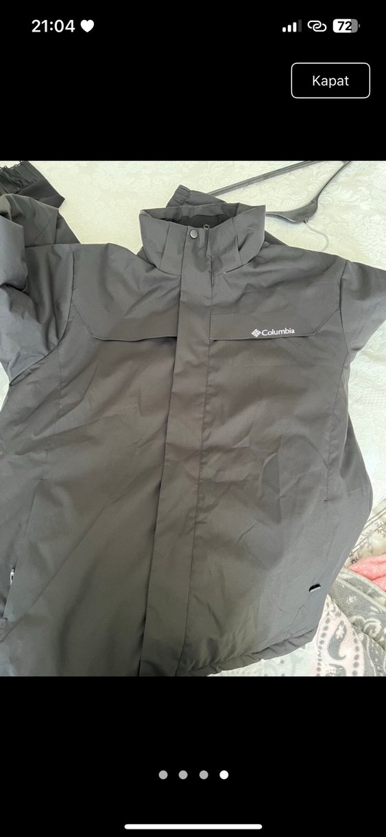 Columbia Fermuarlı siyah Erkek Ceket - Görsel 4