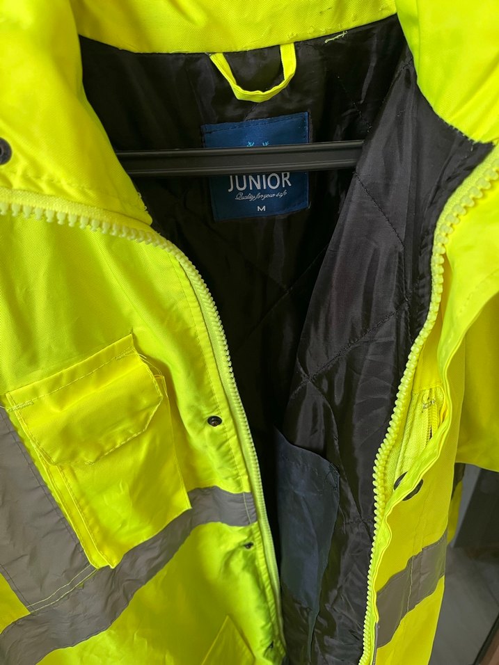 Sarı Düğmeli Street Wear Erkek Mont - Görsel 2