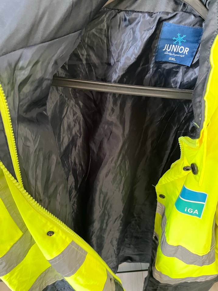 Düğmeli Sarı Midi Erkek Yağmurluk - Görsel 2