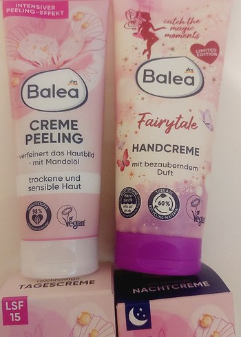 Balea Bakım Seti: Peeling, El Kremi, Gündüz ve Gece Kremi. - Görsel 3