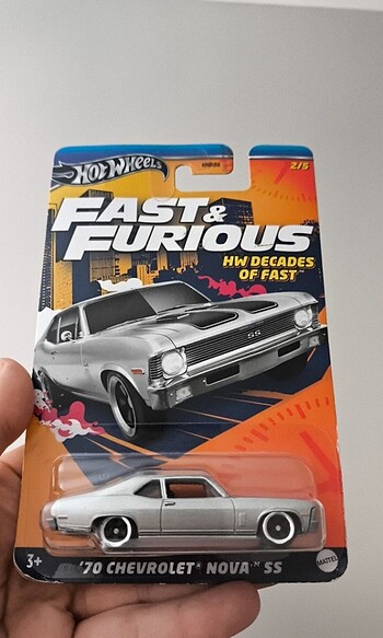 HOT WHEELS 70 CHEVROLET NOVA SS KUTULU 