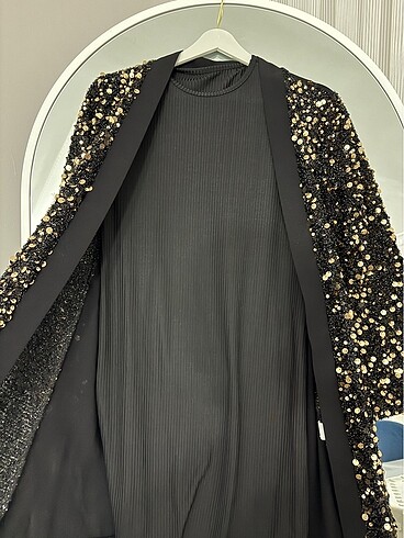40 Beden siyah Renk Abaya
