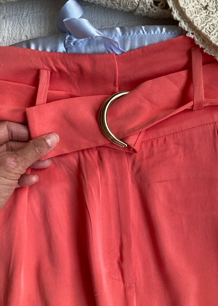 Perspektıf pantolon  nar çıcegı rengınde - Görsel 2