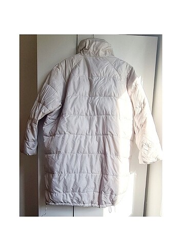 H&M Kadın Kırık Beyaz Kapitone Mont - Görsel 3