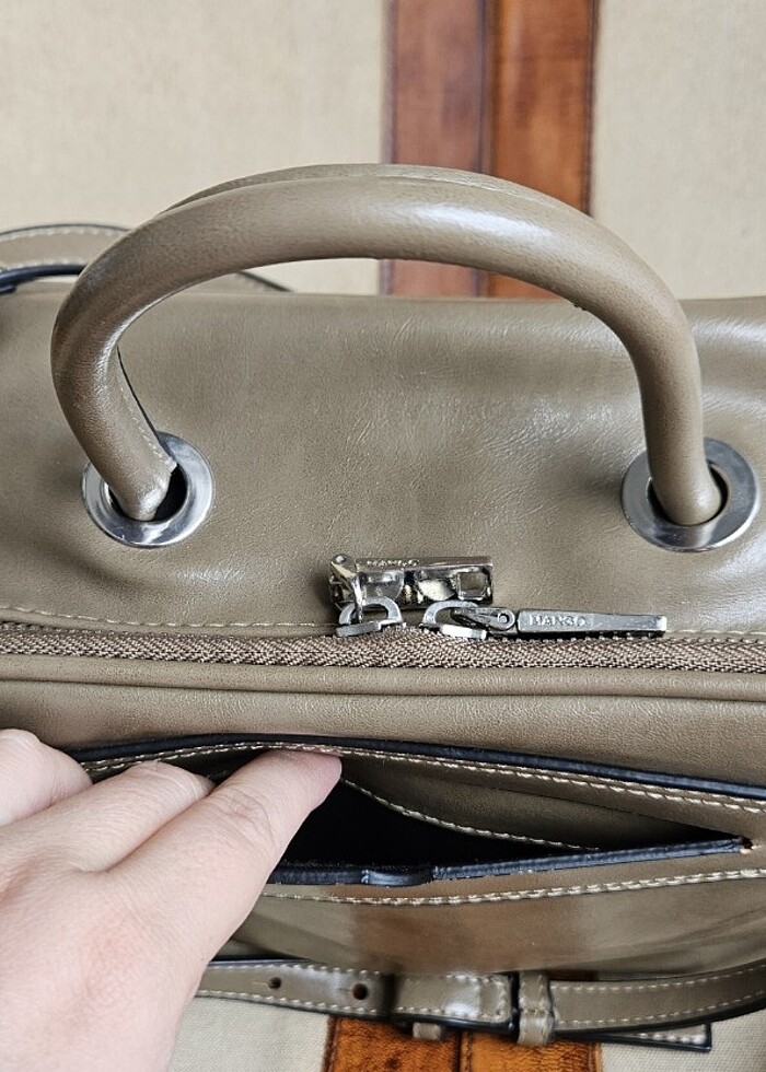 Mango askılı kadın çanta - Görsel 2