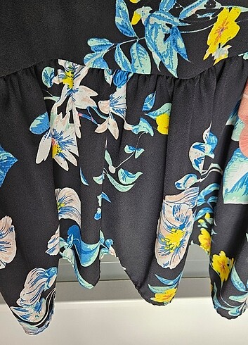 Koton marka çiçekli elbise - Görsel 8