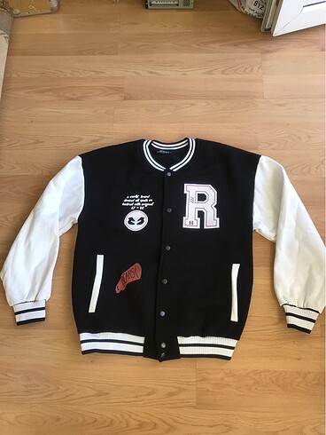 Oversize Unisex Kolej Ceket