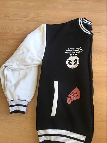 m Beden Oversize Unisex Kolej Ceket