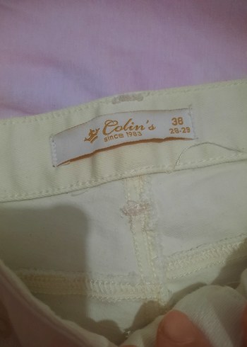 Bej Kadın Bermuda Şort Mini Boy - Görsel 4