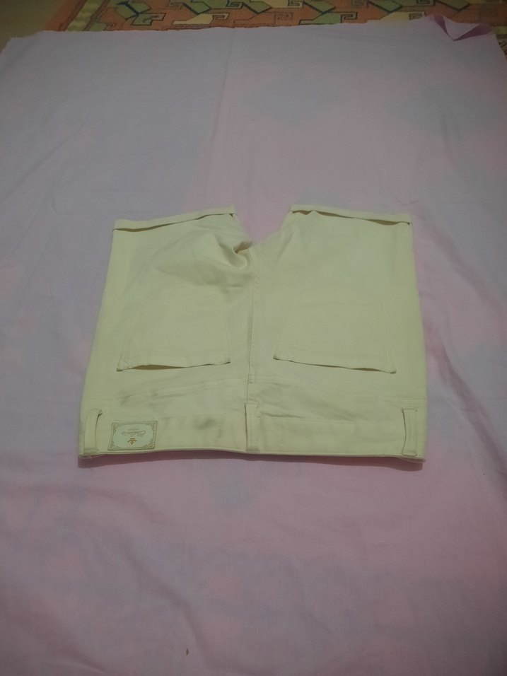 Bej Kadın Bermuda Şort Mini Boy - Görsel 2