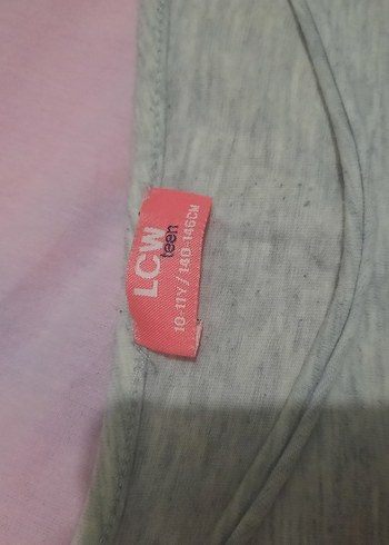 Gri Baskılı Kız Uzun Kollu Tişört - Görsel 2