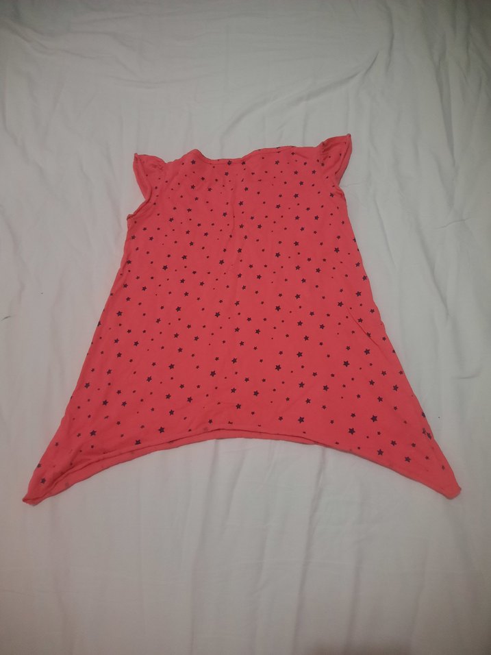 Kız Çocuk Kolsuz Renkli Desenli Bluz - Görsel 2