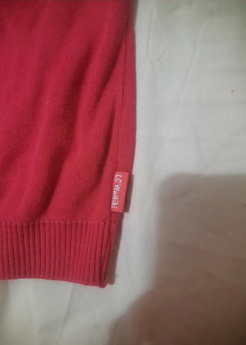 Kırmızı Düğmeli Sweatshirt - Görsel 3