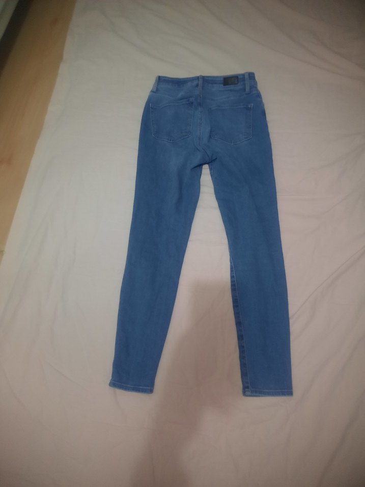 Mavi Midi Boy Kadın Denim Pantolon - Görsel 2