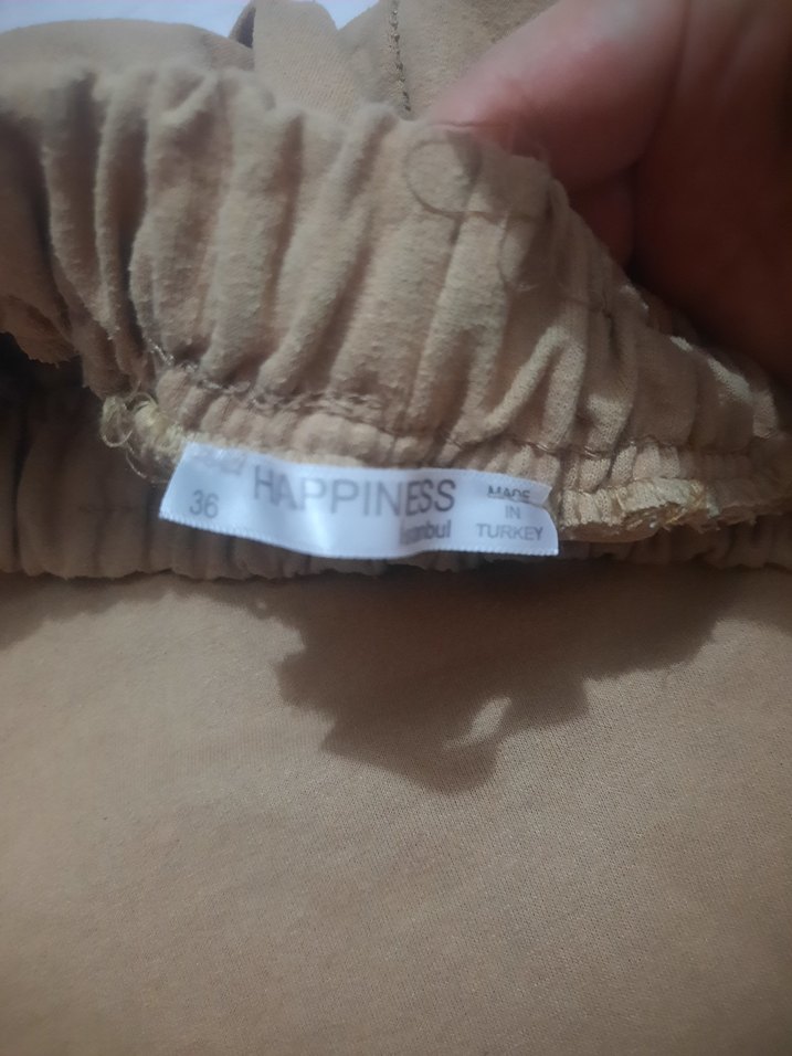 Bej Kadın Rahat Kesim Eşofman Altı - Görsel 3