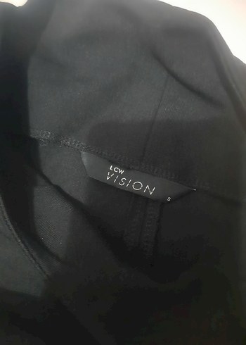 Uzun Kollu Siyah Midi Triko Elbise - Görsel 2