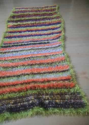 Renkli Batik Desenli Çok Renkli Halı - Görsel 2