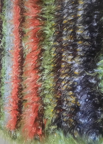 Renkli Batik Desenli Çok Renkli Halı - Görsel 3