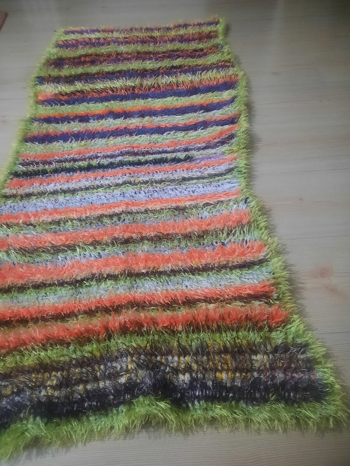 Renkli Batik Desenli Çok Renkli Halı - Görsel 2